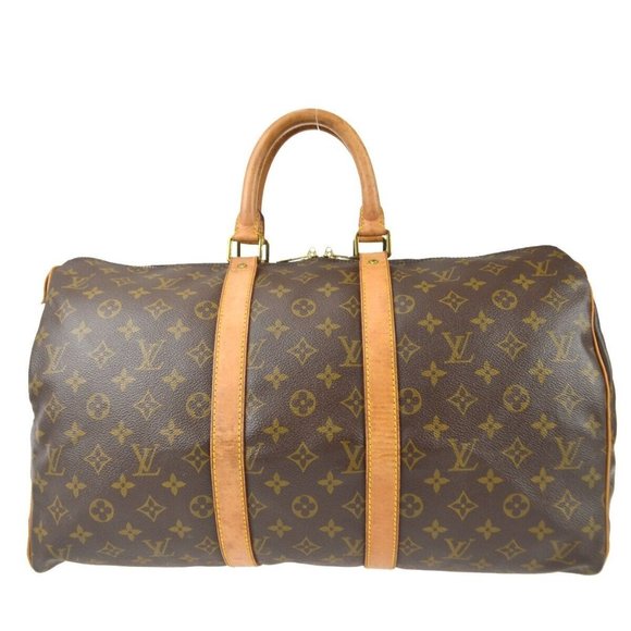 LV Louis Vuitton Travel Bag Keepall 45 Brown Monogram - Picture 1 of 15